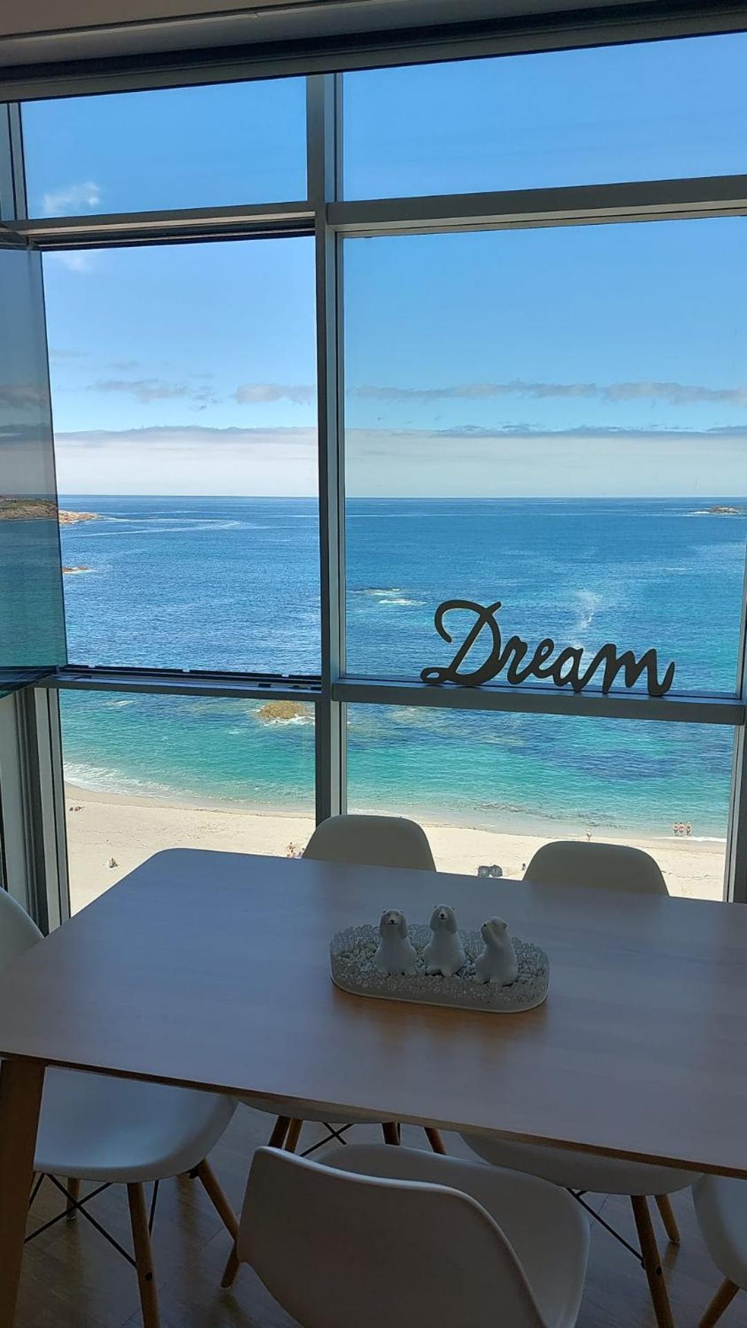 Vivienda Con Increibles Vistas A La Playa De Riazor Apartment โอโกรูญา ห้อง รูปภาพ